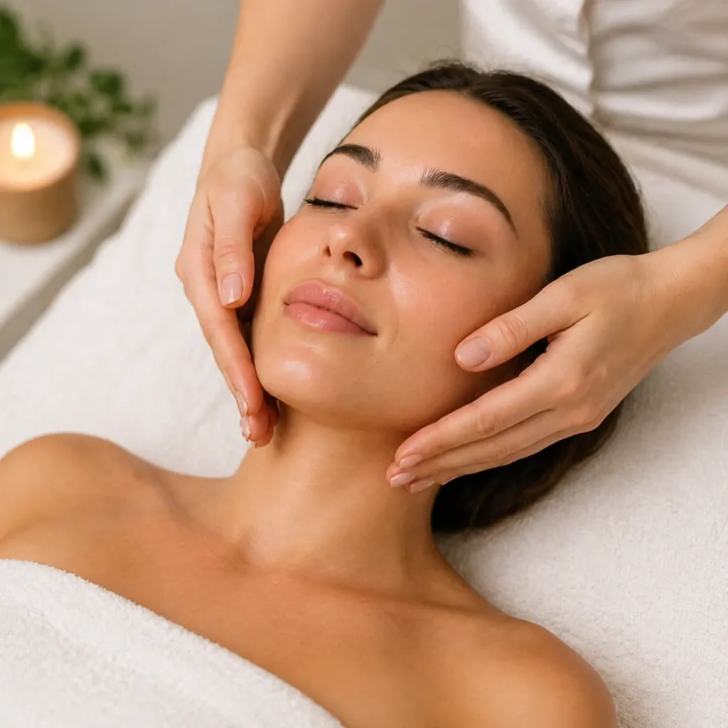 Drenaje linfatico facial